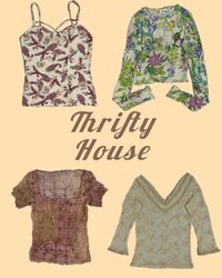 Top imprimé floral Y2k(TH/161)