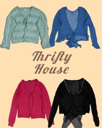 Y2k Cardigan Style Tops(TH/162)