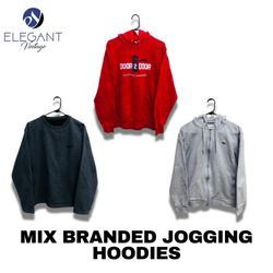 Mix Branded Jogging Hoodies - EVM0490