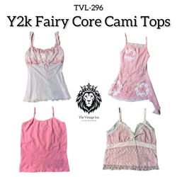 Y2K Fairy Core Cami Tops (TVL-296)