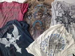 CR6146 Vintage Skull T-Shirts