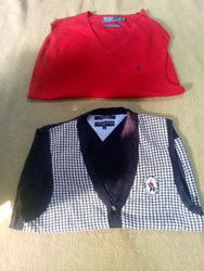 Mix Branded Vest Sweater