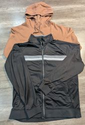 3370 - Sweats à capuche décontractés et zippés