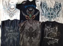 CR6148 Vintage Skull T-Shirts