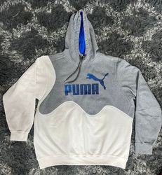 Fs-79 Upcycled puma hoodie with sweatshirt