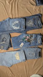 Damen Y2K Schlagjeans