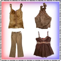 Desert Dune-Boho Tops, jupes fluides, robes, tops ..