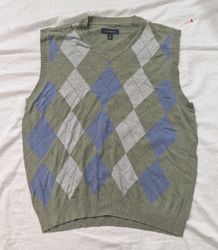 CHARCOAL PATTERN MENS KNIT WEAR