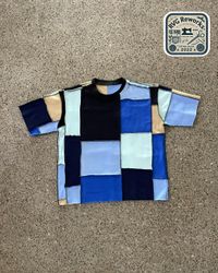 Maglietta in patchwork riciclato