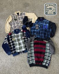 Upcycled Patchwork Varsity Jacket