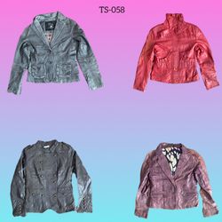 Y2K Coole Lederjacke (TS-058)