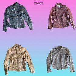 Y2K coole Lederjacke (TS-059)