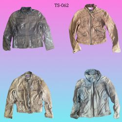 Y2K-Lederjacke (TS-062)