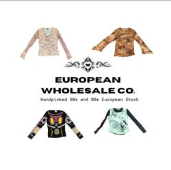 Verschiedene Vintage-Europäische Oberteile – 90er ..