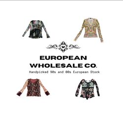 Verschiedene Vintage-Europäische Oberteile – 90er ..