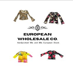 Gemischte Vintage Europäische Oberteile – 90er & 0..