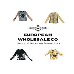 Sortierte Vintage Europäische Tops – 90er & 00er G..