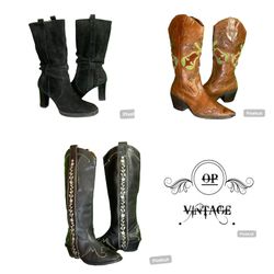 Op vintage 149 bottes à talons hauts stylées