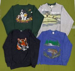 RV1948 Vintage Animal Sweatshirts