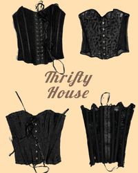 Y2k Gothic Corsets(TH/166)