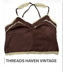 TH # 14 Y2K Silky Glam Cami Tops