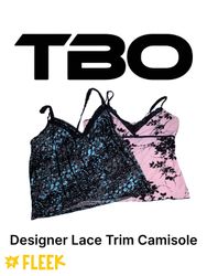 Débardeur en dentelle conçue. (TBO-210)