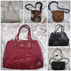 Coach Leather Bags – 19 pcs