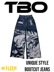 Unique style bootcut jeans