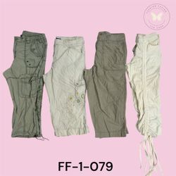 Everyday Cargo Capri Pants  (FF-1-079)