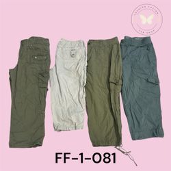 Multitaschen-Cargo-Caprihose (FF-1-081)