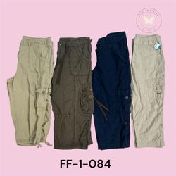 Herren Relaxed Fit Cargo Capri-Hosen (FF-1-084)