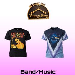 Camiseta de Banda/Música Vintage