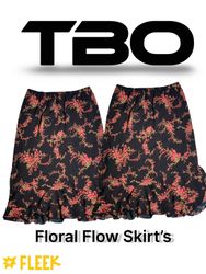 Floral Flow Skirt     (TBO-235)