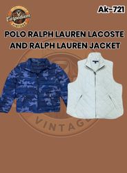 Polo Ralph Lauren Lacoste and Ralph Lauren Jacket ..