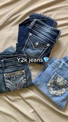 Y2K Embalished Jeans