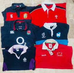 Mix vintage club rugby shirts bundle 24