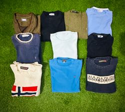 ySL and Napapijri sweaters 10 pieces