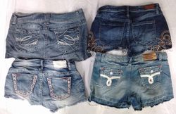 CR6190 Upcycle Y2K Shorts