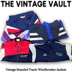 Vintage Branded Track/Windbreaker Jackets