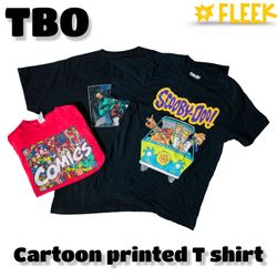 T-shirt stampate con cartoni animati
