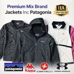 Mixed Branded Track Jackets Inc Patagonia