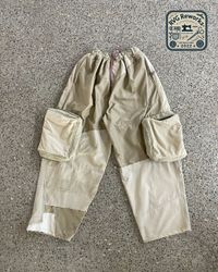 Upcycled Khaaki Harem Pants