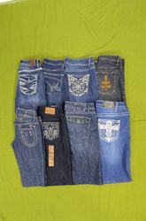 💥 RV1985 Y2K Jeans a zampa d'elefante da donna