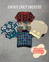 Vintage Crazy Sweaters - (30/01)