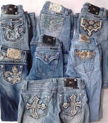 CR6223  Miss Me Flare Straight Jeans