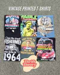 Camisetas Vintage Impressas - (30/01)