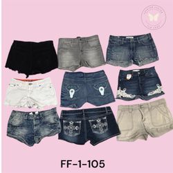 Summer Essential Denim Mini Shorts (FF-1..