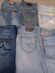 HD1337 Men Baggy Hiphop Jeans