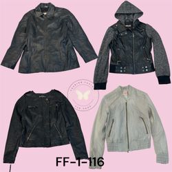 Veste en cuir véritable pour femmes – Coupe slim i..