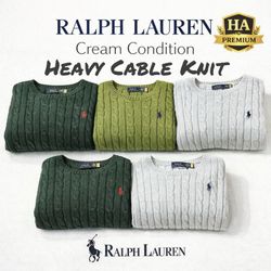 Premium Ralph Lauren Cable Knit Sweaters - Grade A